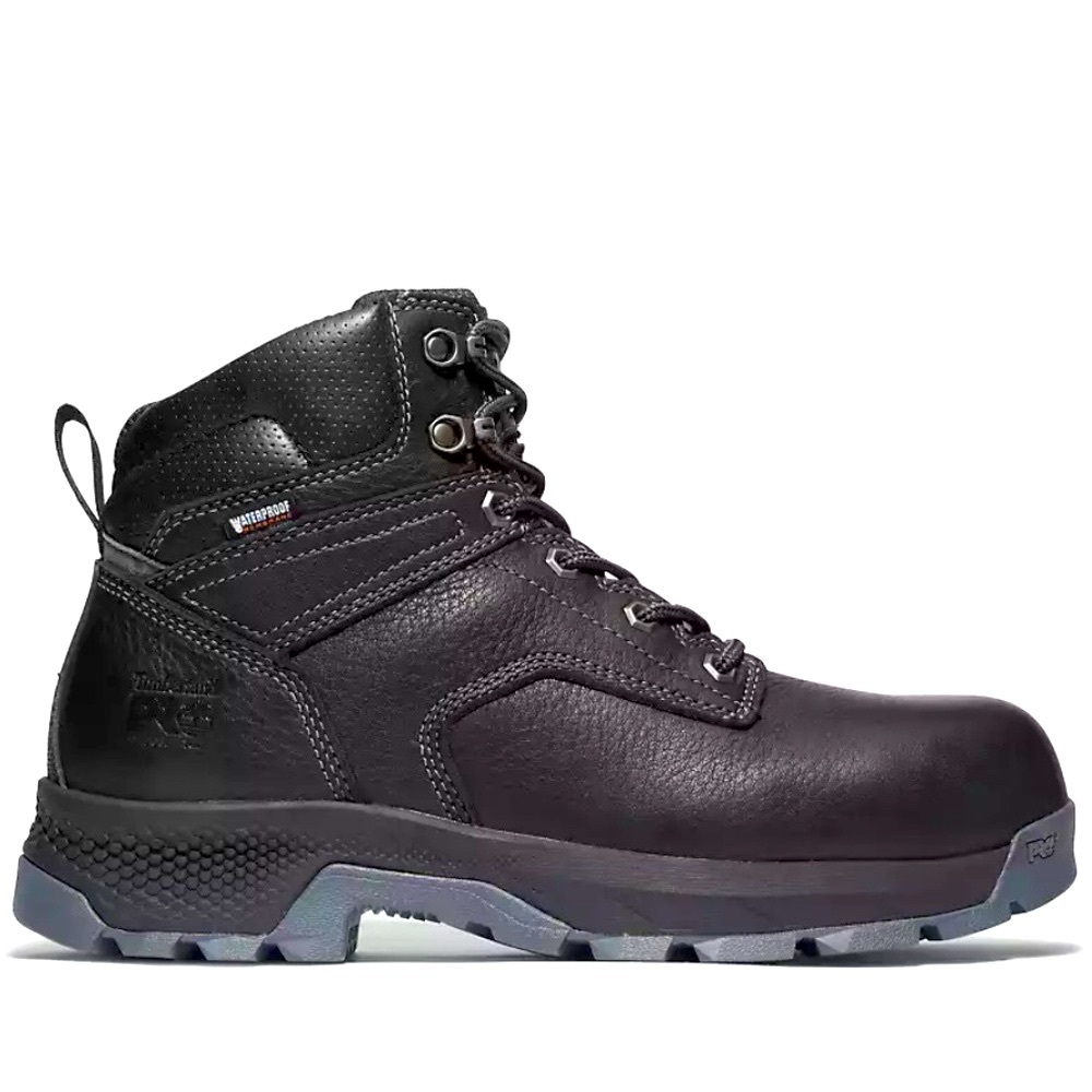Timberland Work Boot Mens 13W Black Pro Safety Waterproof Composite 6” A42GN